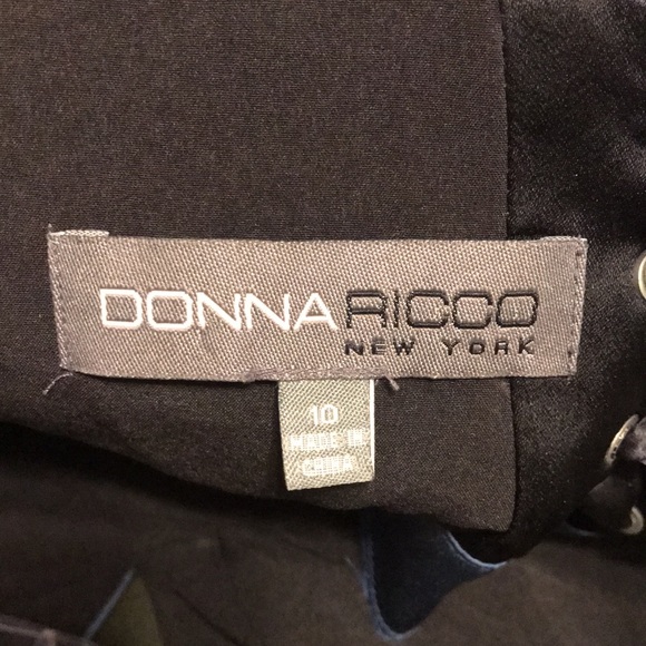 Sapphire Blue Donna Ricco NY size 10 dress - Picture 5 of 6